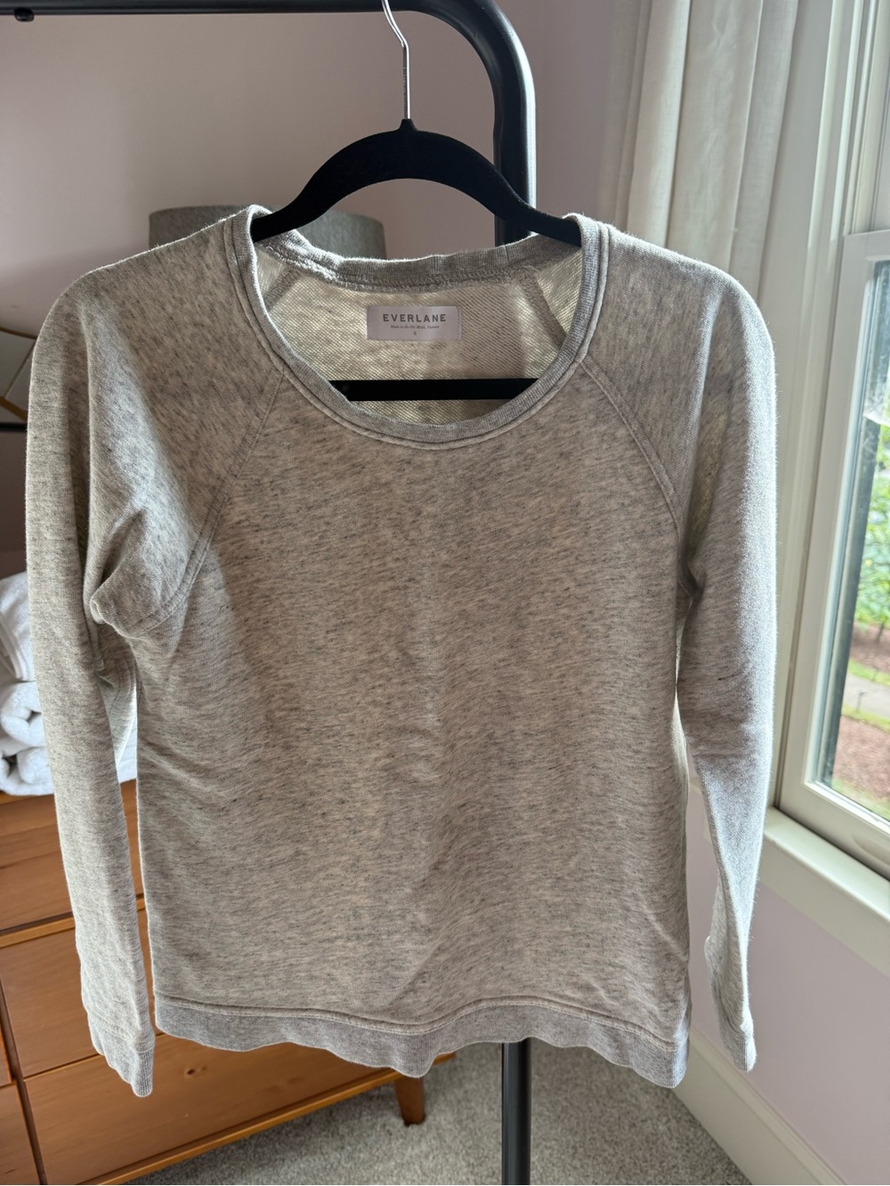 Everlane Light Heather Gray Crewneck Sweater